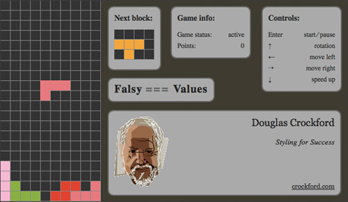 Falsy Values Fabric Tetris